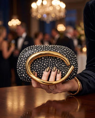 Rhinestone c Clutch Bags