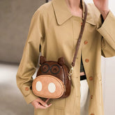 cartoon cow crossbody Bag