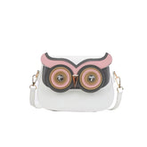 Twilight Owl Charm Crossbody Bag