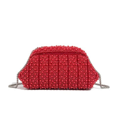 luxe Crystal Glam Clutch Bag