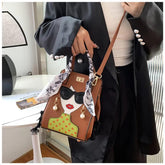 Fashionista Chic Face Sling Bag