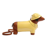 Safari Explorer Dachshund Crossbody Bag