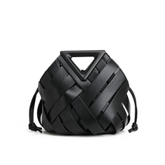 Ivory Weave Luxe Handbag