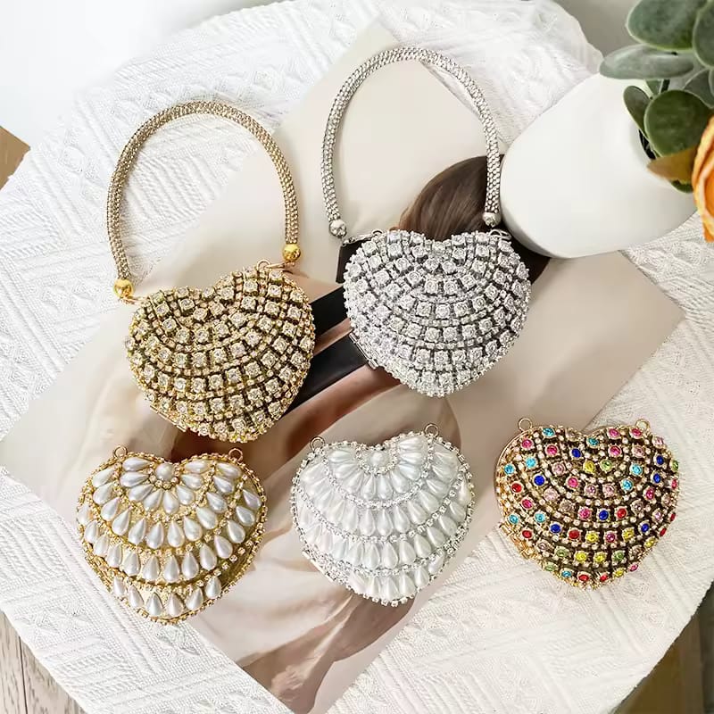 Amore Crystal Tassel Evening Mini Sling bag