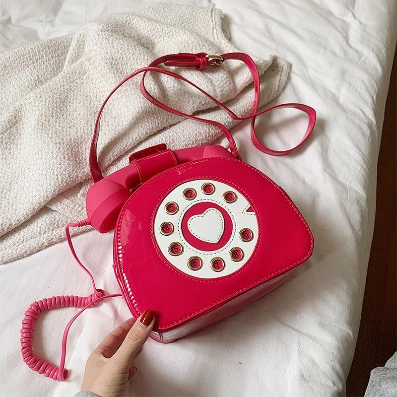 Telephone Shaped Crossbody Sling Bag