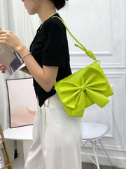 PU Leather Bow bag