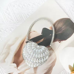 Amore Crystal Tassel Evening Mini Sling bag