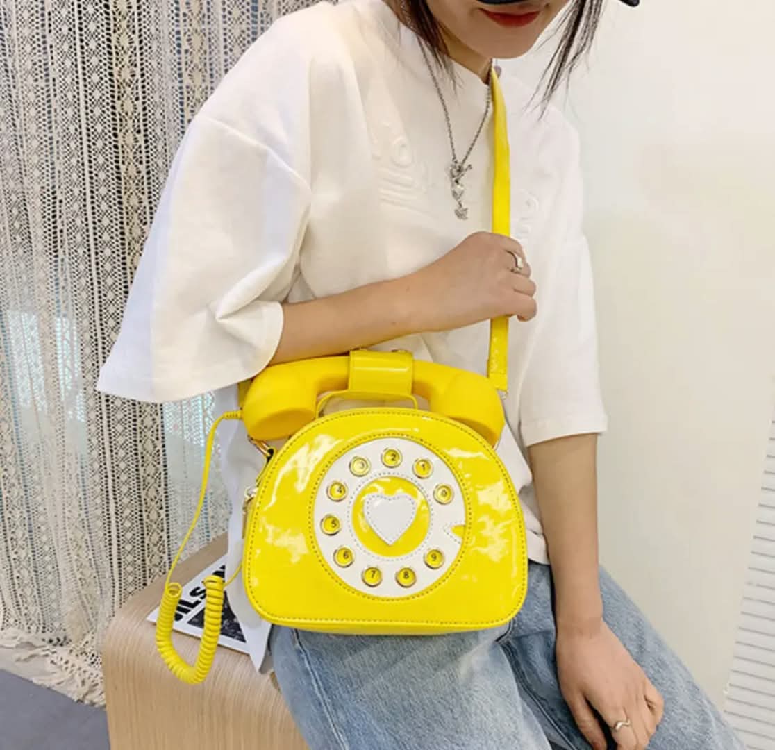 Telephone Shaped Crossbody Sling Bag