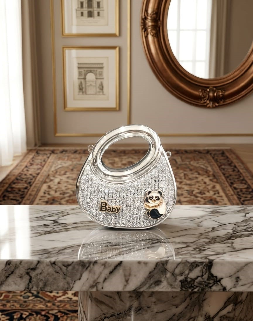 panda crystal mini sling bag