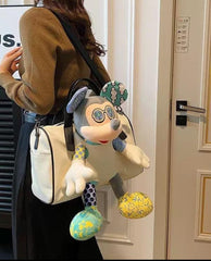 Viral Micky 3D Stuffed Animal Duffle Tote Bag