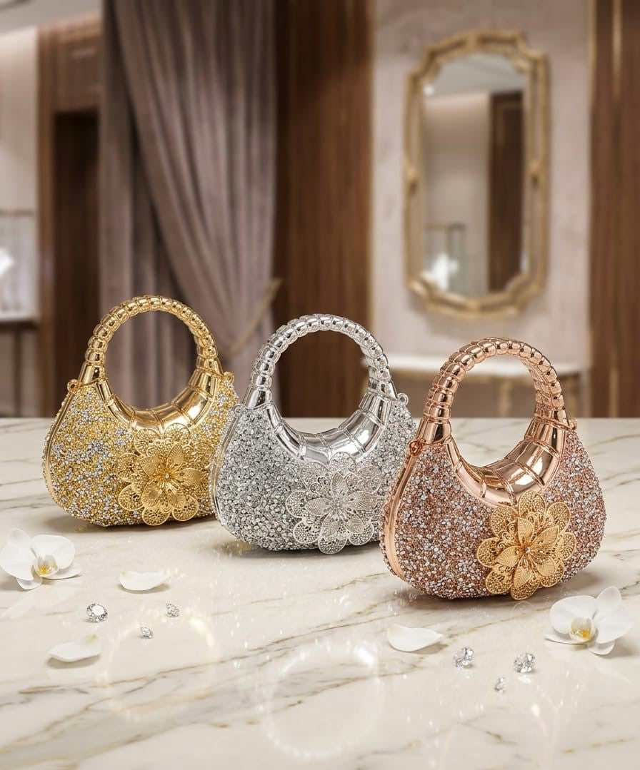 Royal Floral Clutch sling bag