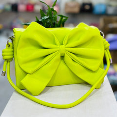 PU Leather Bow bag