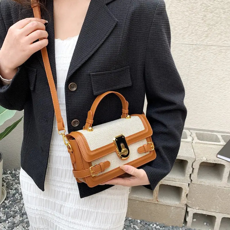 French Fashion Square Shoulder Bag