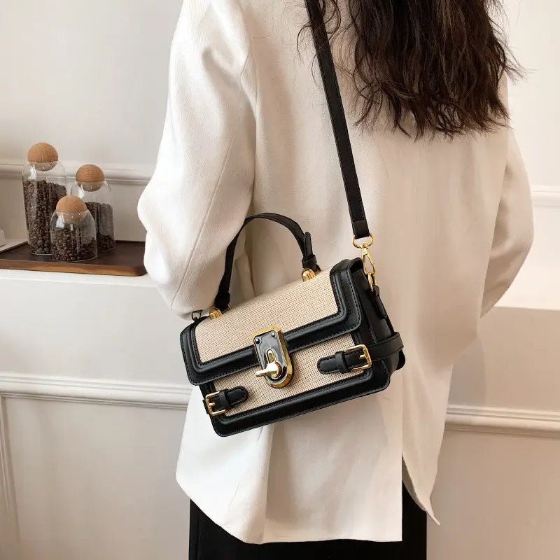 French Fashion Square Shoulder Bag