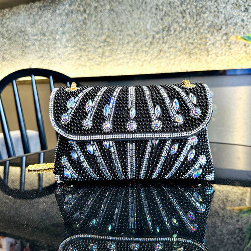 Rhinestones Clutch Bag