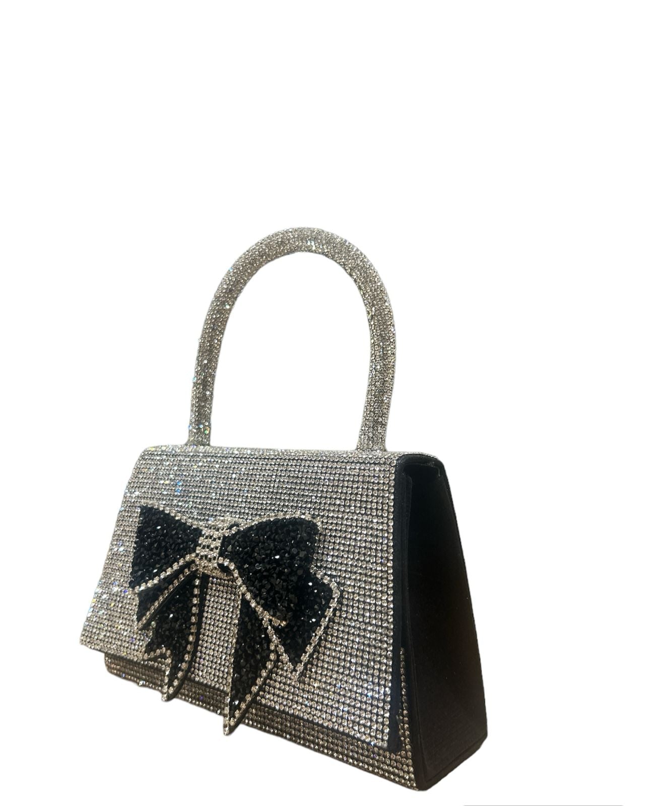 Full Rhinestone Bow Bag