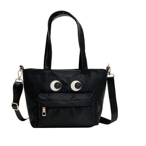 Eye Patch Crossbody Bucket Bag