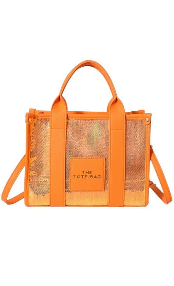 Sequence Leather tote bag