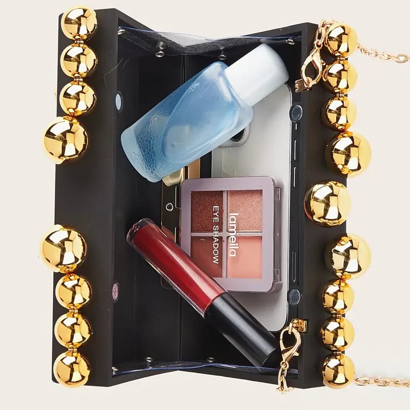 Boho luxury clutch with a sling