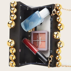 Boho luxury clutch with a sling