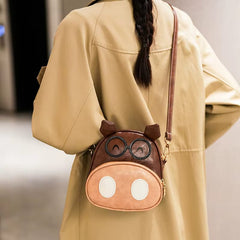 cartoon cow crossbody Bag