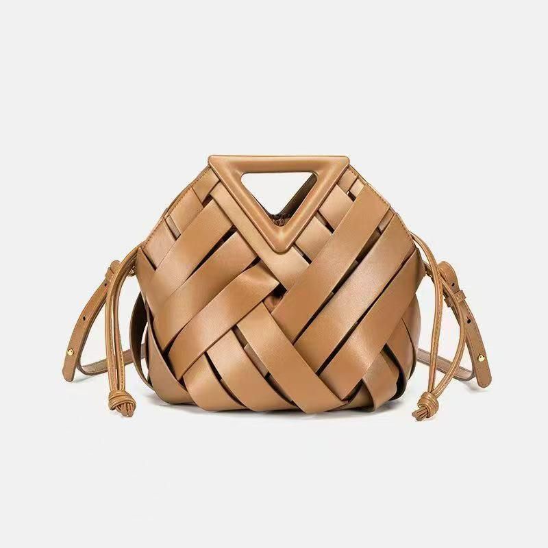 Ivory Weave Luxe Handbag
