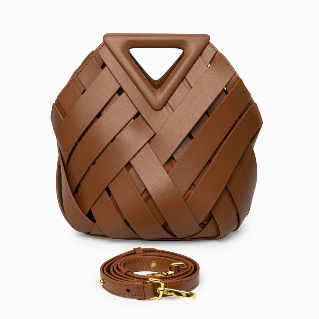Ivory Weave Luxe Handbag