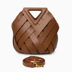 Ivory Weave Luxe Handbag
