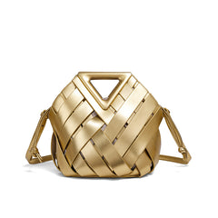 Ivory Weave Luxe Handbag