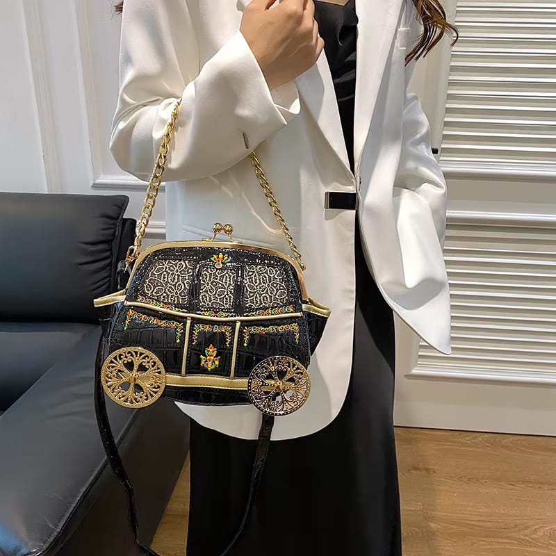 Midnight royal Carriage Sling Bag