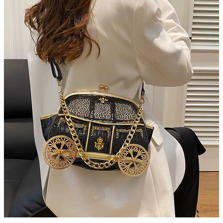 Midnight royal Carriage Sling Bag