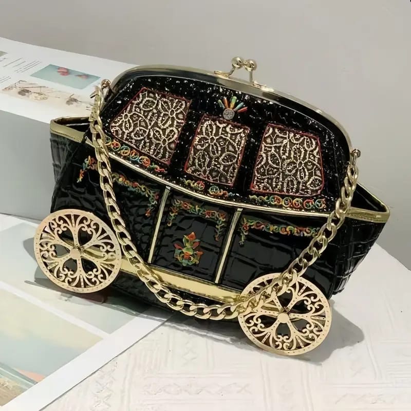 Midnight royal Carriage Sling Bag