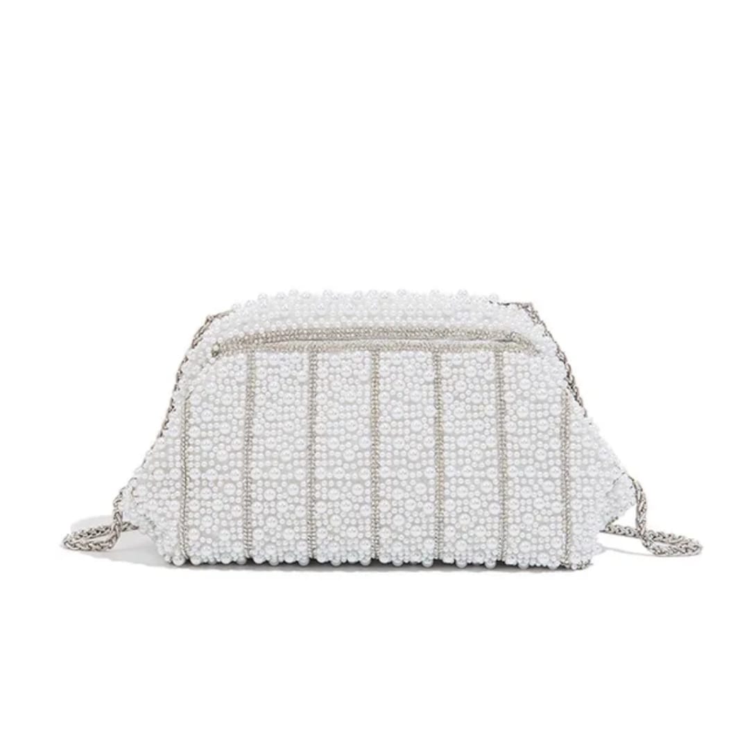 luxe Crystal Glam Clutch Bag