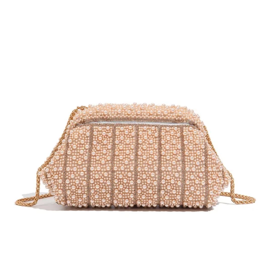 luxe Crystal Glam Clutch Bag
