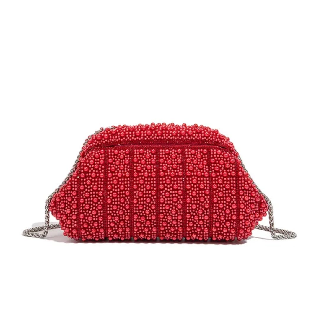 luxe Crystal Glam Clutch Bag