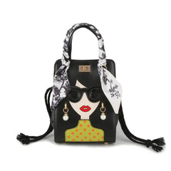 Fashionista Chic Face Sling Bag