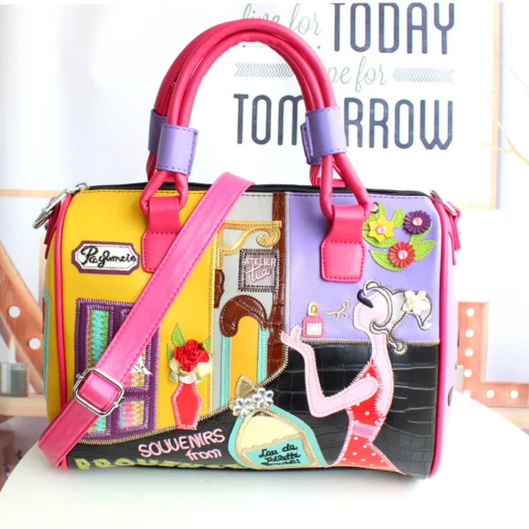Pastel Boutique Story Satchel Bag