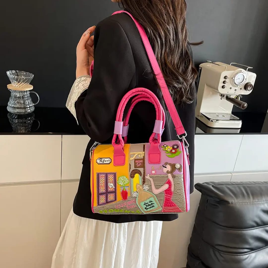 Pastel Boutique Story Satchel Bag