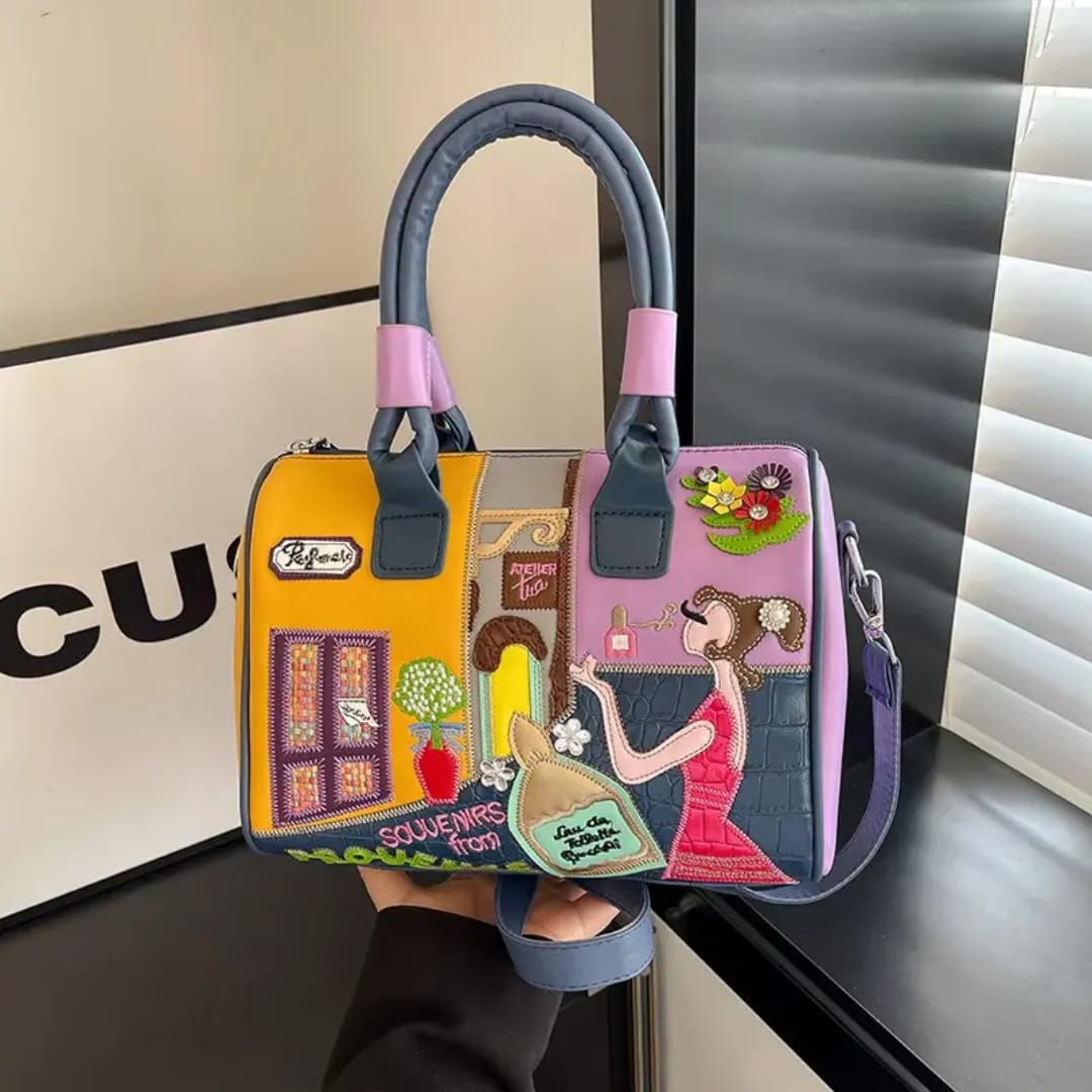 Pastel Boutique Story Satchel Bag