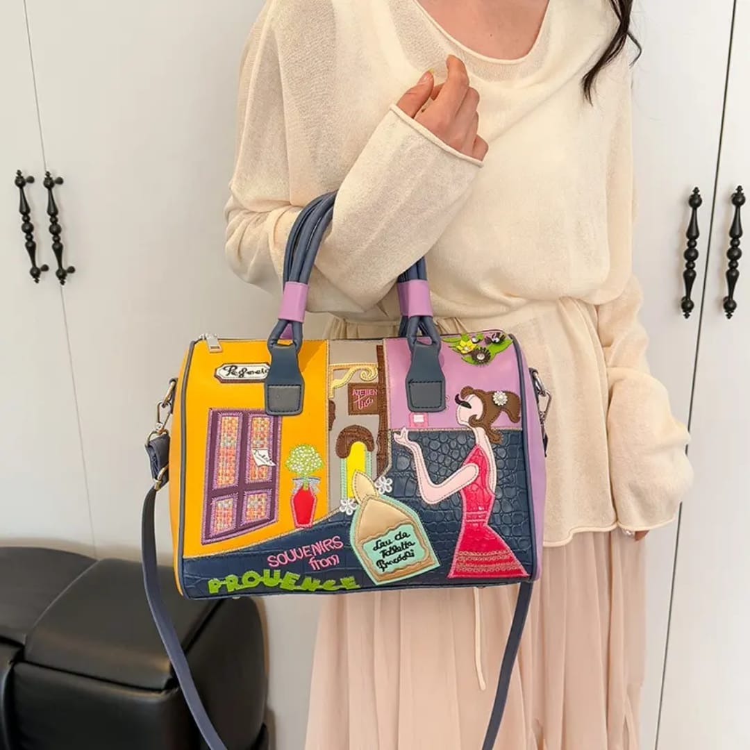 Pastel Boutique Story Satchel Bag