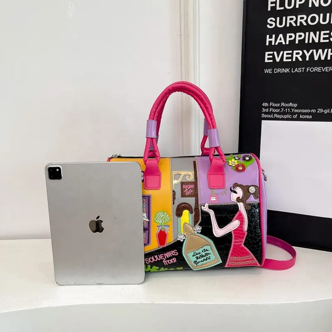 Pastel Boutique Story Satchel Bag
