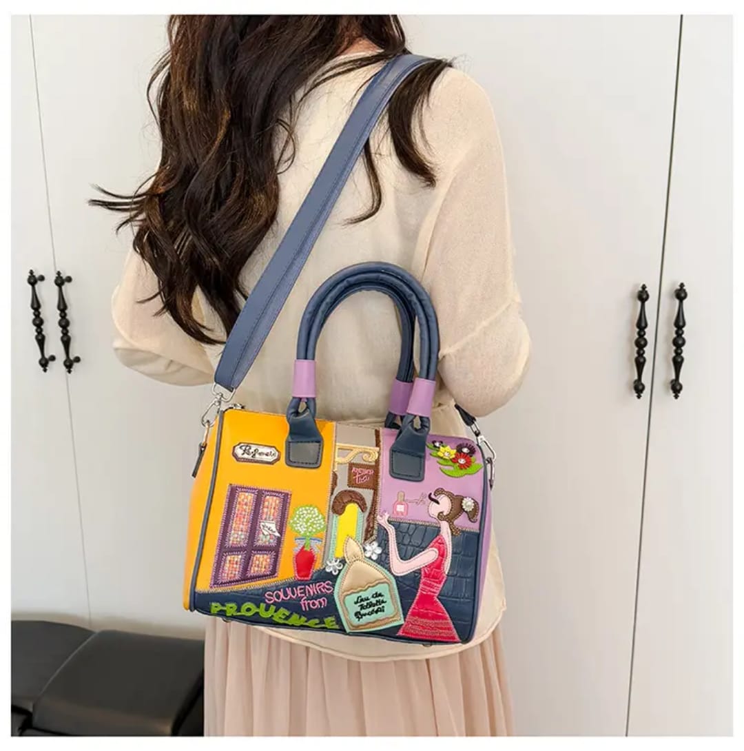 Pastel Boutique Story Satchel Bag
