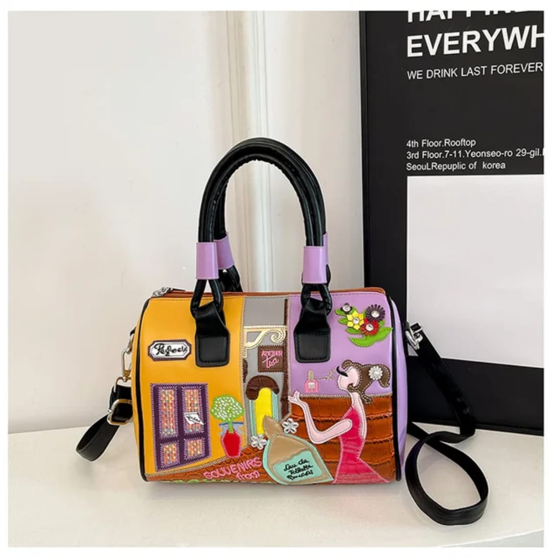 Pastel Boutique Story Satchel Bag