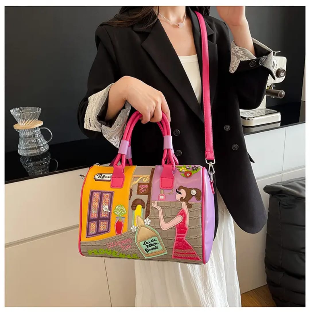 Pastel Boutique Story Satchel Bag