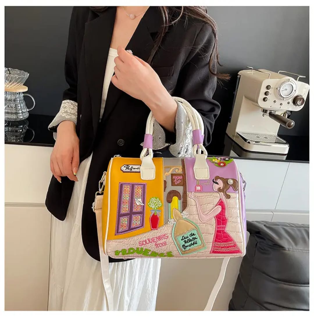 Pastel Boutique Story Satchel Bag