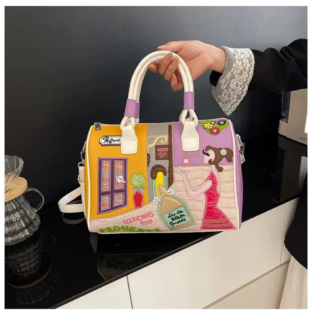 Pastel Boutique Story Satchel Bag
