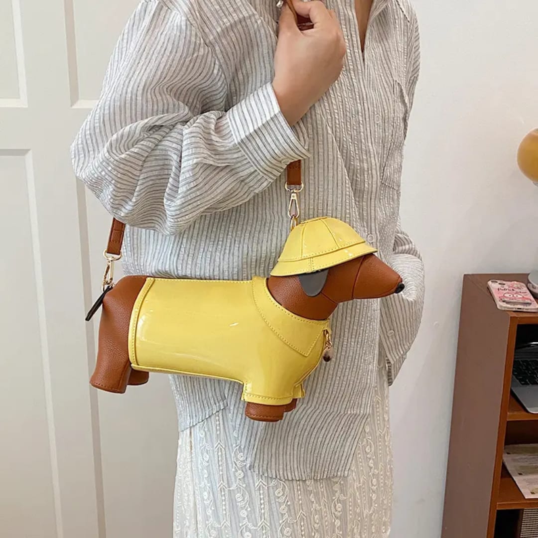 Safari Explorer Dachshund Crossbody Bag
