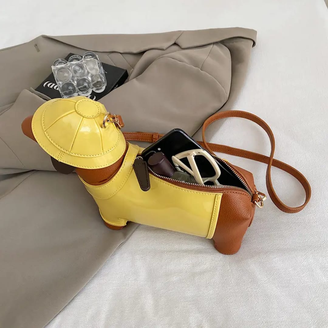 Safari Explorer Dachshund Crossbody Bag