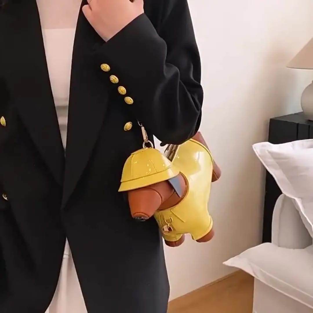 Safari Explorer Dachshund Crossbody Bag