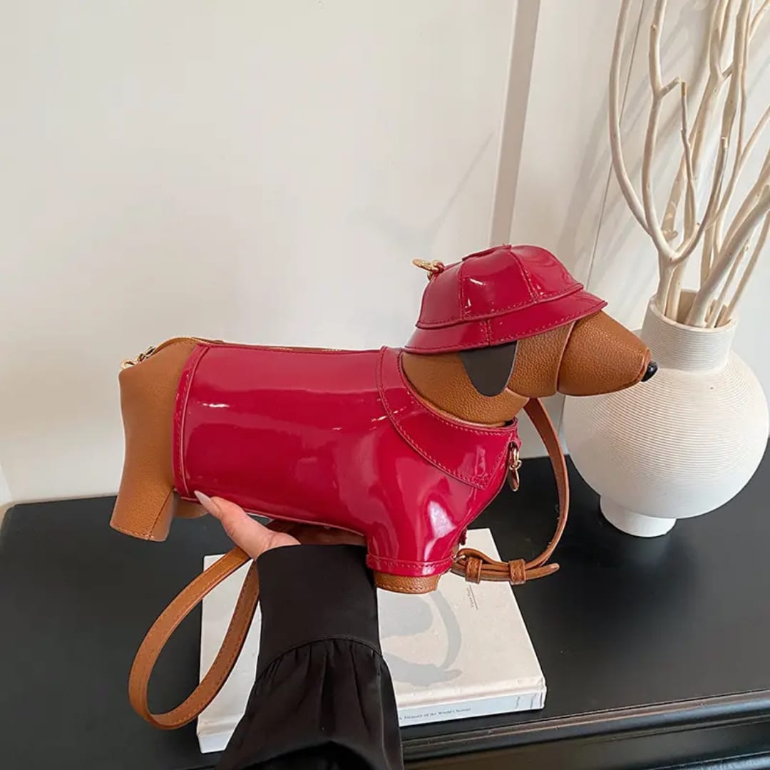 Safari Explorer Dachshund Crossbody Bag
